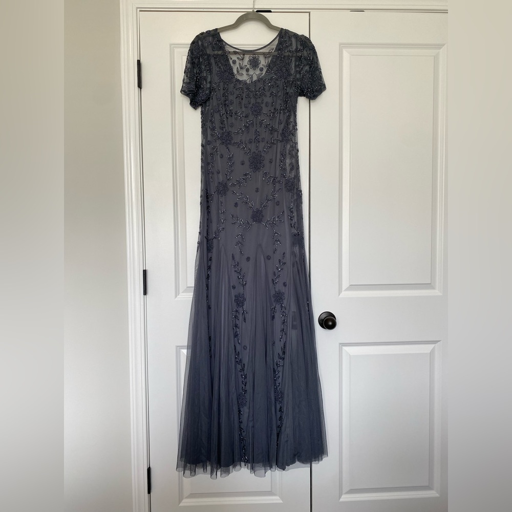 Adrianna Pappel formal beaded gown elegant event mother of the bride